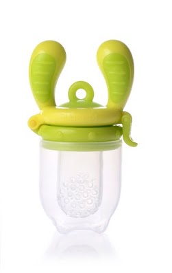 Food Feeder - Small Green & Yellow